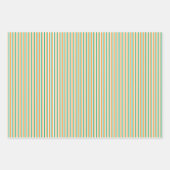 Feuille De Papier Cadeau Irish Green & Orange St. Patrick's Day Motif (Devant 2)