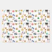 Feuille De Papier Cadeau Islamic Baby Gift Wrap Set 3 Cute Designs (Devant 3)