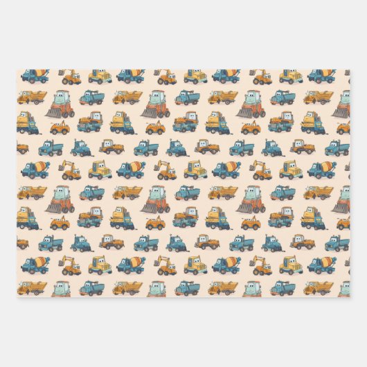 Feuille De Papier Cadeau Islamic Baby Gift Wrap Set 3 Cute Designs (Devant 3)