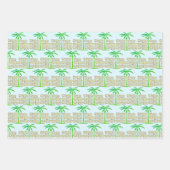 Feuille De Papier Cadeau Israël Jérusalem Thème (Devant 3)