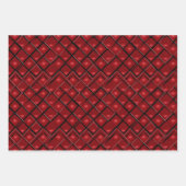 Feuille De Papier Cadeau Jacquard moderne Valentine Motif No5 (Devant)