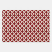 Feuille De Papier Cadeau Jacquard moderne Valentine Motif Set No2 (Devant 2)