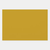 Feuille De Papier Cadeau Jade Green et Gold (Devant 2)