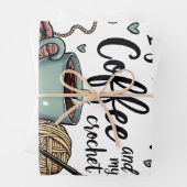 Feuille De Papier Cadeau J'ai juste besoin de café et de Crochet (En situation)
