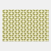 Feuille De Papier Cadeau J'aime les grenouilles (Devant)