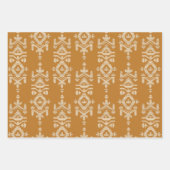 Feuille De Papier Cadeau Jamdani Print Folk Pattern (Devant)