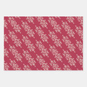 Feuille De Papier Cadeau Jamdani Print Folk Pattern (Devant 2)