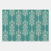 Feuille De Papier Cadeau Jamdani Print Folk Pattern (Devant)