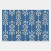 Feuille De Papier Cadeau Jamdani Print Folk Pattern (Devant)