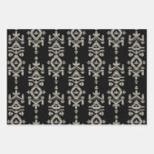 Feuille De Papier Cadeau Jamdani Print Folk Pattern (Devant)