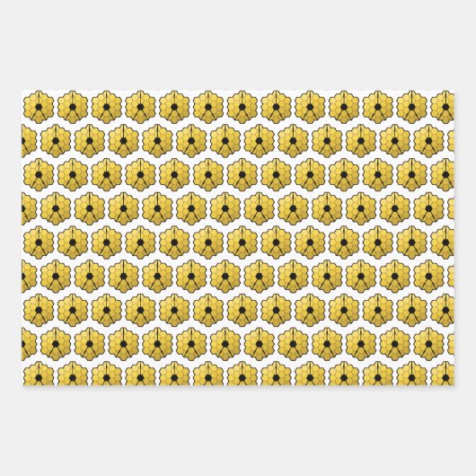 Feuille De Papier Cadeau James Webb Télescope spatial Motif miroir JWST (Devant 3)