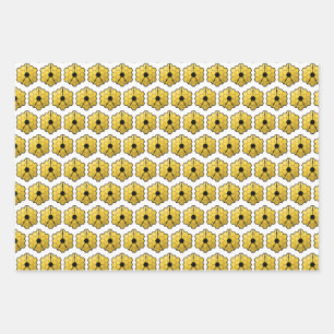 Feuille De Papier Cadeau James Webb Télescope spatial Motif miroir JWST