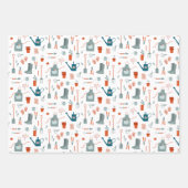 Feuille De Papier Cadeau Jardin amusant (Devant 3)