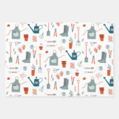 Feuille De Papier Cadeau Jardin amusant (Devant)