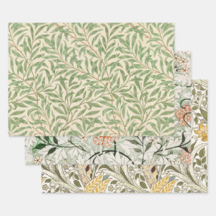 Feuille De Papier Cadeau Jardin aux branches de saule de William Morris Fle