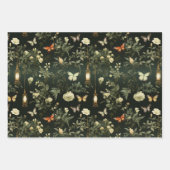 Feuille De Papier Cadeau Jardin botanique de la lanterne papillon (Devant 3)