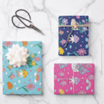 Feuille De Papier Cadeau Jardin de fleurs bohème rétro motif floral<br><div class="desc">Papier d'emballage cadeau motif de la Saint-Valentin, mignon et coloré. Arrive dans un ensemble de 3 avec des variables de couleur. Un cadeau de fin parfait pour votre famille et vos amis à célébrer l'amour. Non seulement idéal pour la Saint-Valentin, mais aussi pour l'anniversaire, la douche nuptiale, mariage, anniversaire ou...</div>