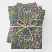 Feuille De Papier Cadeau Jardin de marguerites blanches victoriennes et de (En situation)