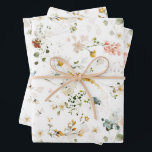 Feuille De Papier Cadeau Jardin élégant de fleurs sauvages à l'aquarelle<br><div class="desc">Jetez toute prudence au vent avec ce thème de jardin de fleurs sauvages fantaisiste réalisé à l'aquarelle. Tellement de cadeaux à emballer pour les mariages,  les anniversaires,  la fête des mères,  les enterrements de vie de jeune fille et plus encore</div>