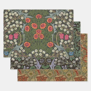 Feuille De Papier Cadeau Jardin Fleur Classique d'Épine Noire de William Mo