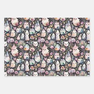Feuille De Papier Cadeau Jardin Ghoarly