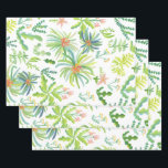 Feuille De Papier Cadeau Jardin Jungle Aquarelle Botanique Floral<br><div class="desc">Motif botanique peint à la main. MERCI DE SOUTENIR LES ARTISTES INDÉPENDANTS ! Toutes les œuvres d'art et conceptions sont créées par moi. J'adore dessiner et peindre ! Merci de faire vos achats chez moi et de soutenir ma créativité ! :) Consultez ma boutique pour de nombreuses autres couleurs et...</div>