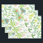 Feuille De Papier Cadeau Jardin Jungle Aquarelle Botanique Floral<br><div class="desc">Motif botanique peint à la main. MERCI DE SOUTENIR LES ARTISTES INDÉPENDANTS ! Toutes les œuvres d'art et les créations sont réalisées par moi-même. J'adore dessiner et peindre ! Merci de faire vos achats chez moi et de soutenir ma créativité ! :) Consultez ma boutique pour découvrir de nombreuses autres...</div>