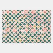 Feuille De Papier Cadeau Jardin rose Shabby (Devant 3)