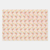 Feuille De Papier Cadeau Jardin rose Shabby (Devant 2)