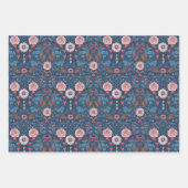 Feuille De Papier Cadeau Jardin sauvage en bleu (Devant 3)