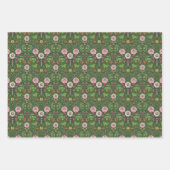 Feuille De Papier Cadeau Jardin sauvage en vert (Devant 2)