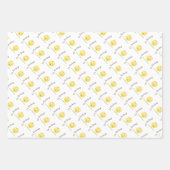 Feuille De Papier Cadeau Je suis accro (Devant 3)