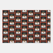 Feuille De Papier Cadeau Je vous souhaite des poissons de volée, des truite (Devant 3)