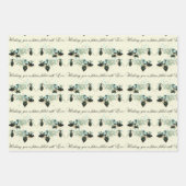 Feuille De Papier Cadeau Je vous souhaite l'amour Mariage (Devant 3)