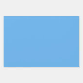 Feuille De Papier Cadeau Jeans bleus (couleur solide) (Devant 2)