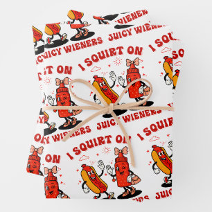 Feuille De Papier Cadeau J'Écris Sur Des Épouses Juteuses Humour Adulte Amu