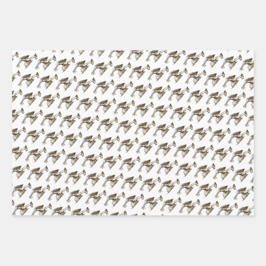 Feuille De Papier Cadeau Jersey Devil (Devant)