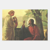 Feuille De Papier Cadeau Jésus Christ et le Bon Samaritain dans le Puits (Devant 3)