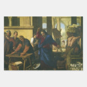 Feuille De Papier Cadeau Jésus Christ Nettoyage du Temple (Devant 2)
