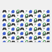 Feuille De Papier Cadeau Jeu à thème Anniversaire (Devant)