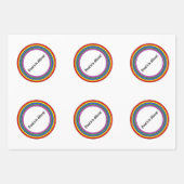 Feuille De Papier Cadeau Jeu de 3 Fiers d'être différent (Devant 2)