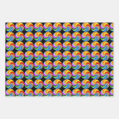 Feuille De Papier Cadeau Jeu de 3 Natilus Spiral Fierté (Devant 2)