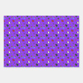 Feuille De Papier Cadeau Jeu de Noël Festive Holiday mignon (Devant 3)