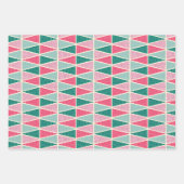 Feuille De Papier Cadeau Jeu de Noël Pop Rétro 2 (Devant 3)