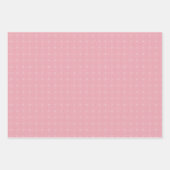 Feuille De Papier Cadeau Jeu de Noël rétro 2 rose Noël (Devant 3)