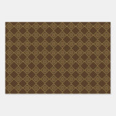 Feuille De Papier Cadeau Jeu de papiers d'enveloppement d'icônes d'action d (Devant)