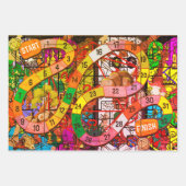 Feuille De Papier Cadeau Jeu de plateau (Devant 3)