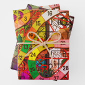 Feuille De Papier Cadeau Jeu de plateau (En situation)