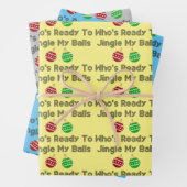 Feuille De Papier Cadeau Jingle Balls (En situation)