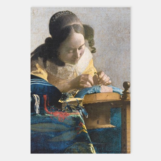 Feuille De Papier Cadeau Johannes Vermeer - Le Lacemaker